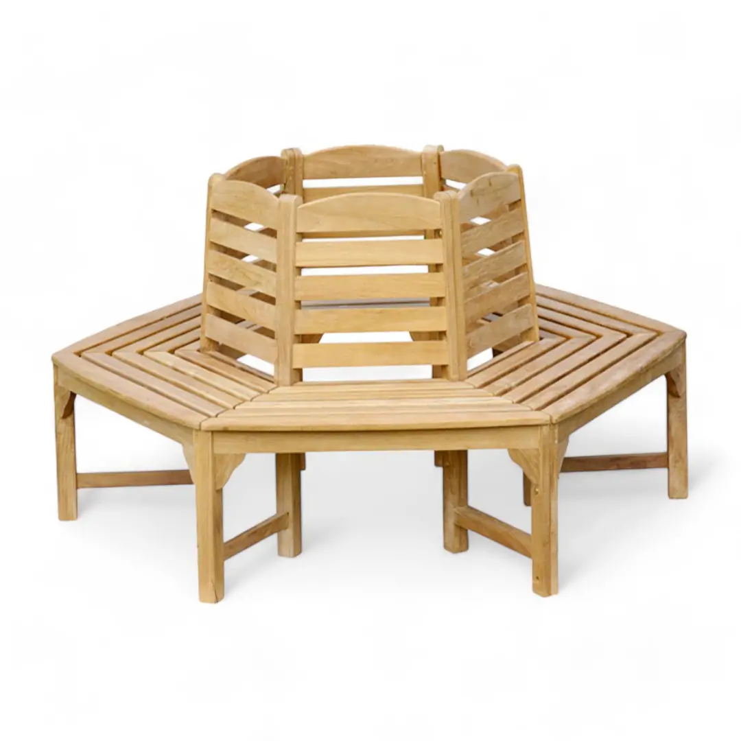 Octagonal Tree Bench