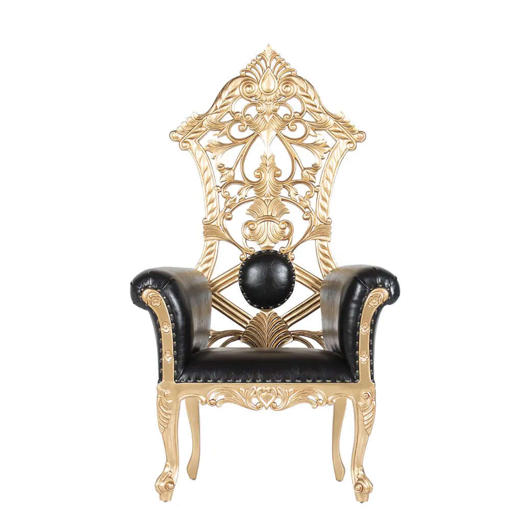 Armani Chair Gold Black 1