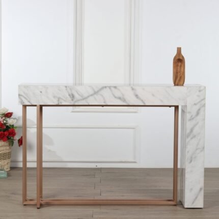 Premium Console Table Modern Minimalist Metal Leg Design