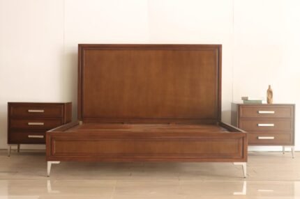 Premium Solid Teak Wooden Bed High Quality Furniture