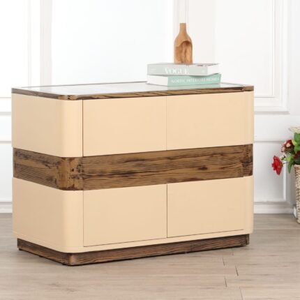 Premium Modern Wooden Cabinet – 4 Drawers Storage Unit Included